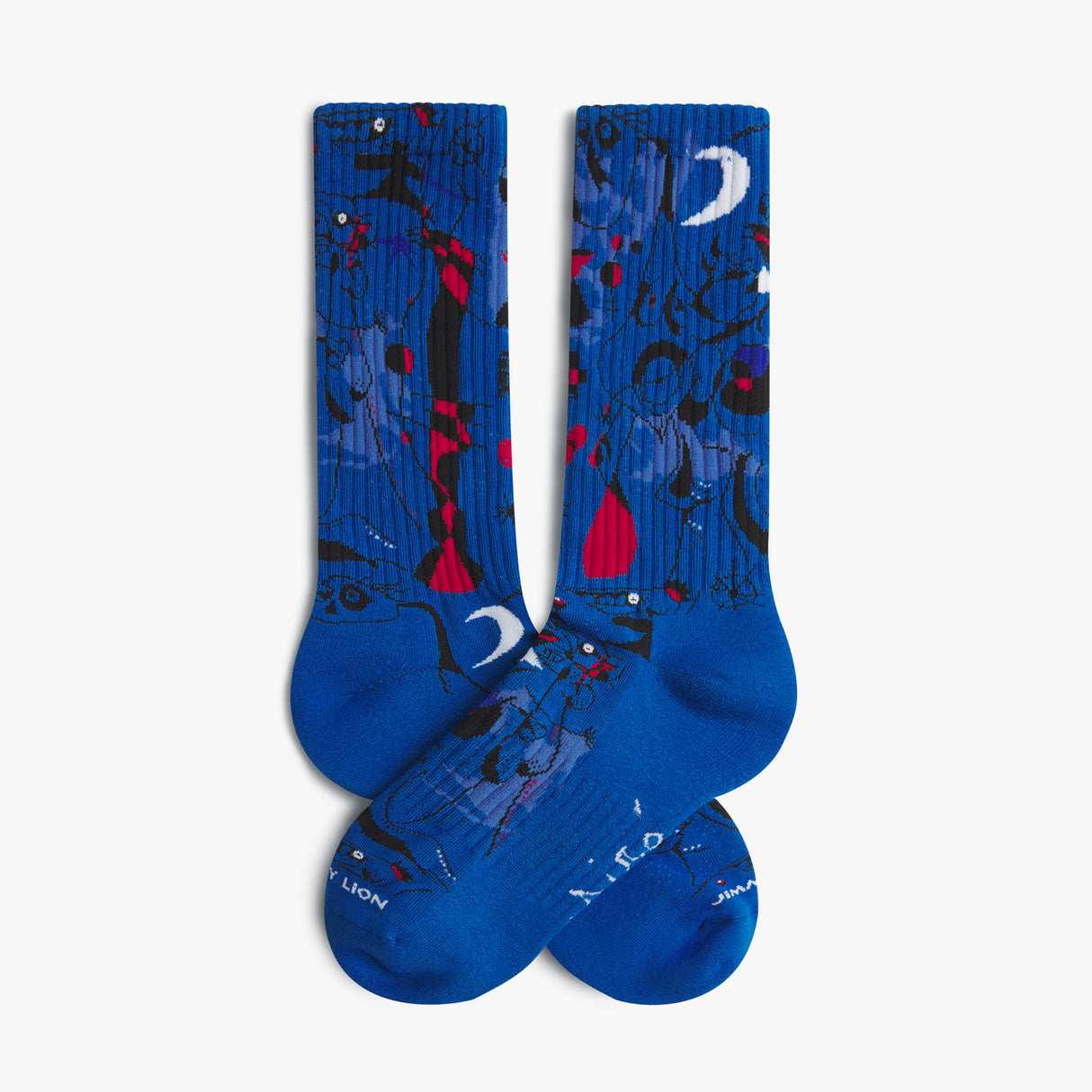Athletic Miro Figures At Night