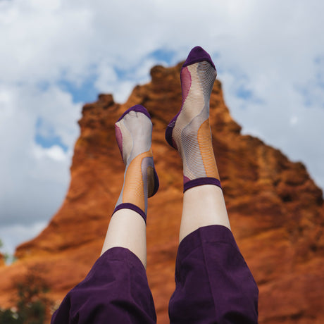 Antelope Canyon Fuchsia Transparent Socks