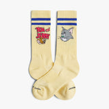 Athletic Tom And Jerry Heads Butter Yellow