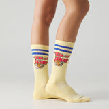 Athletic Tom And Jerry Heads Butter Yellow