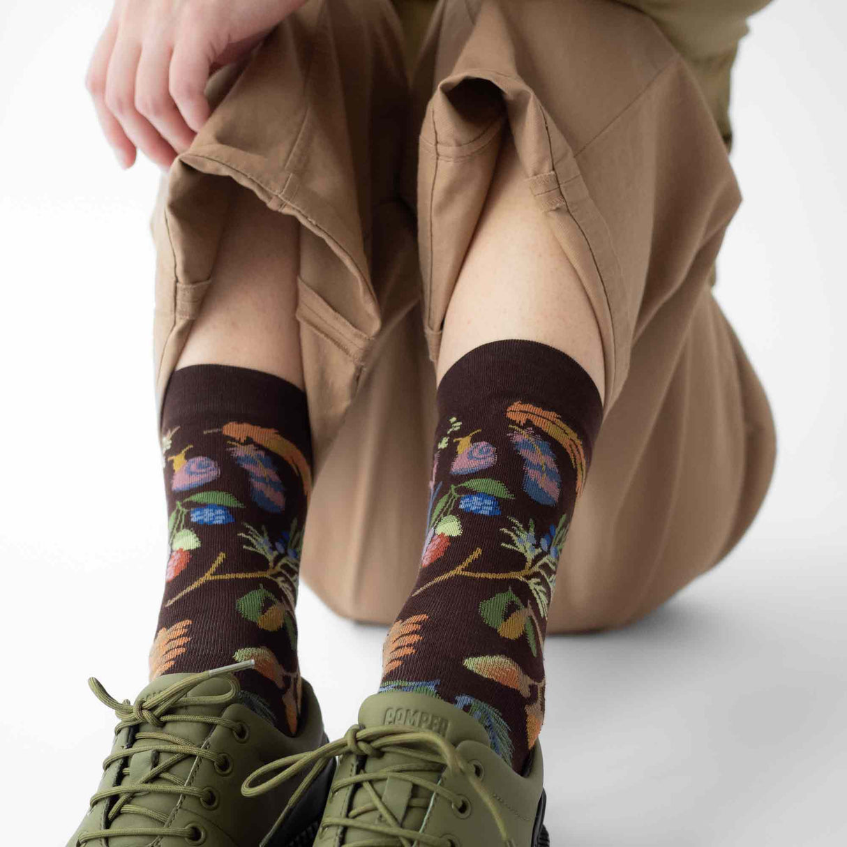 AW25 Le Bois Semis Marron-Fonce Crew | BO6-01