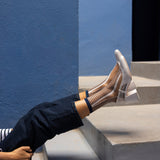 Boavista Blue Transparent Socks