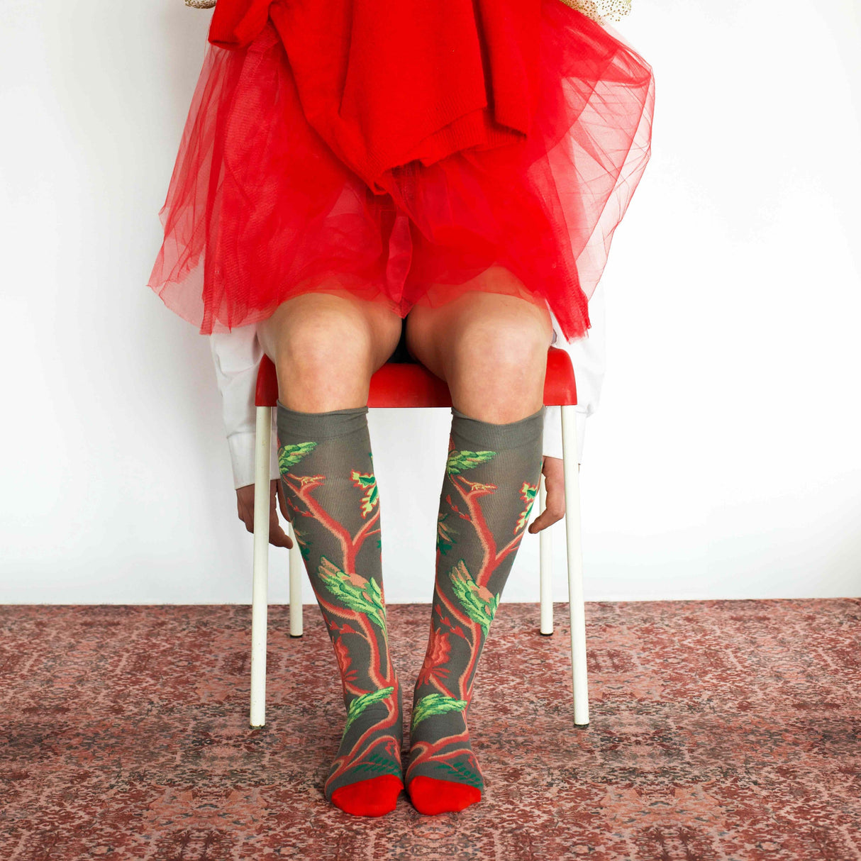 AW25 La Cueillette Indienne Poivre Knee High | CU9-04