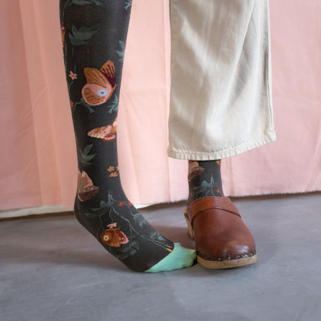 AW26 Dimanche Papillons Terre-dOmbre Knee High | DC9-01