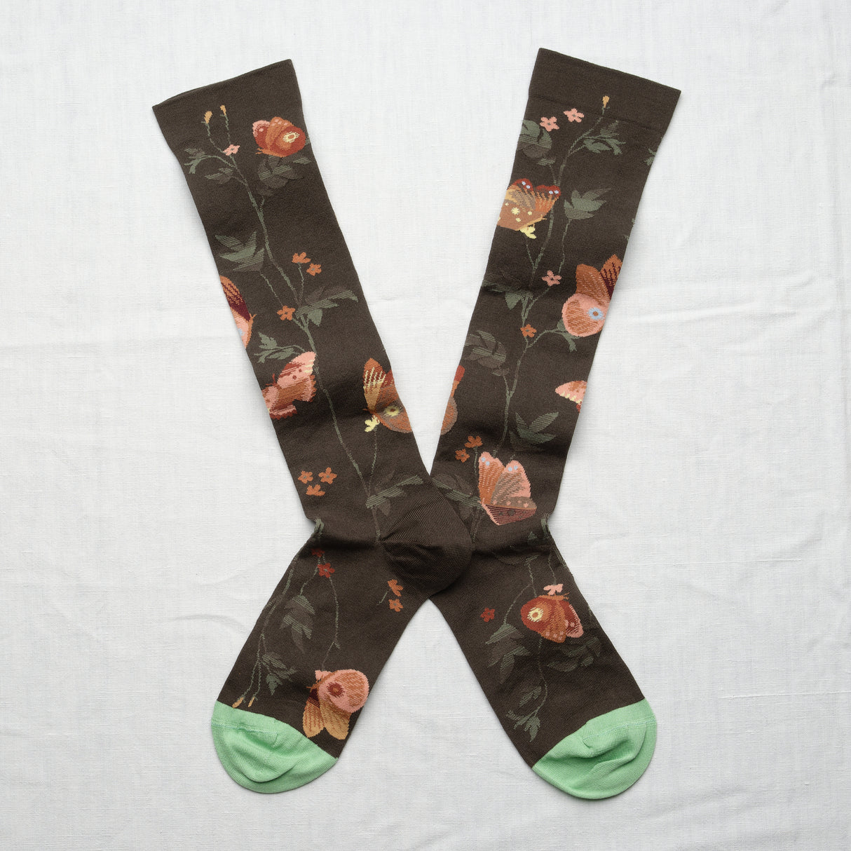 AW26 Dimanche Papillons Terre-dOmbre Knee High | DC9-01