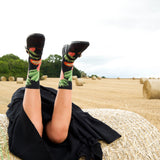 SS26 Eventail Ananas Faux Noir Crew | EV2-01