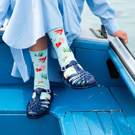 SS26 Eventail Semis Aqua Crew | EV3-01