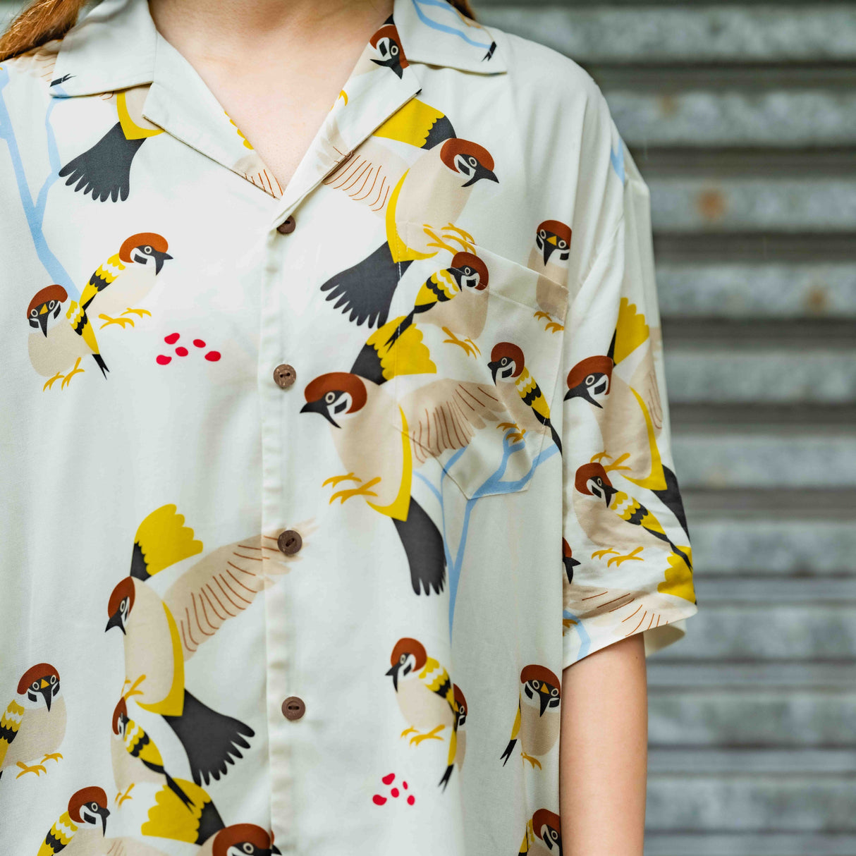 Soaring Sparrow Hawaiian Aloha Shirt