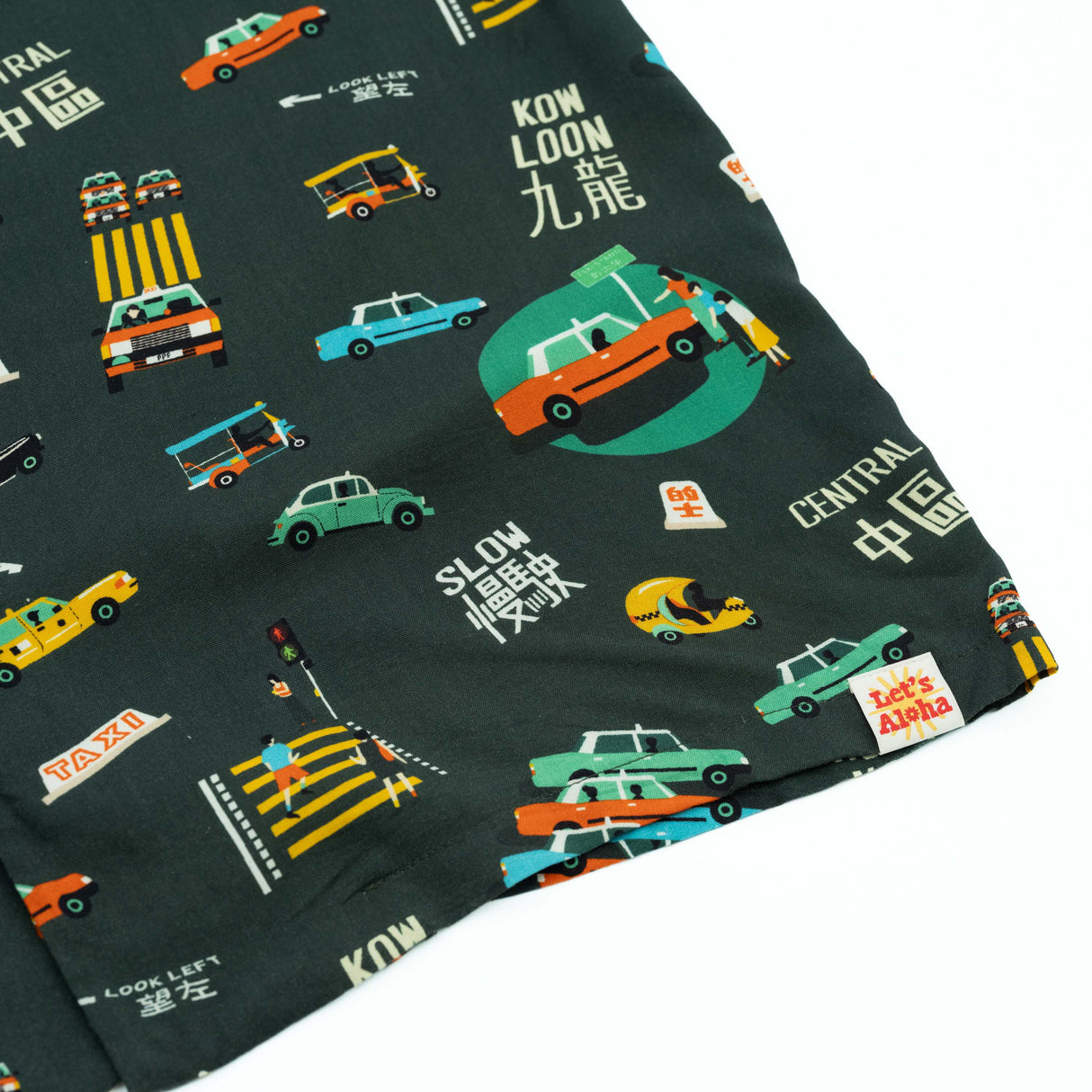 Taxi Please Hawaiian Aloha Shirt