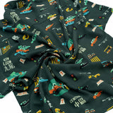 Taxi Please Hawaiian Aloha Shirt
