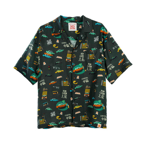 Taxi Please Hawaiian Aloha Shirt