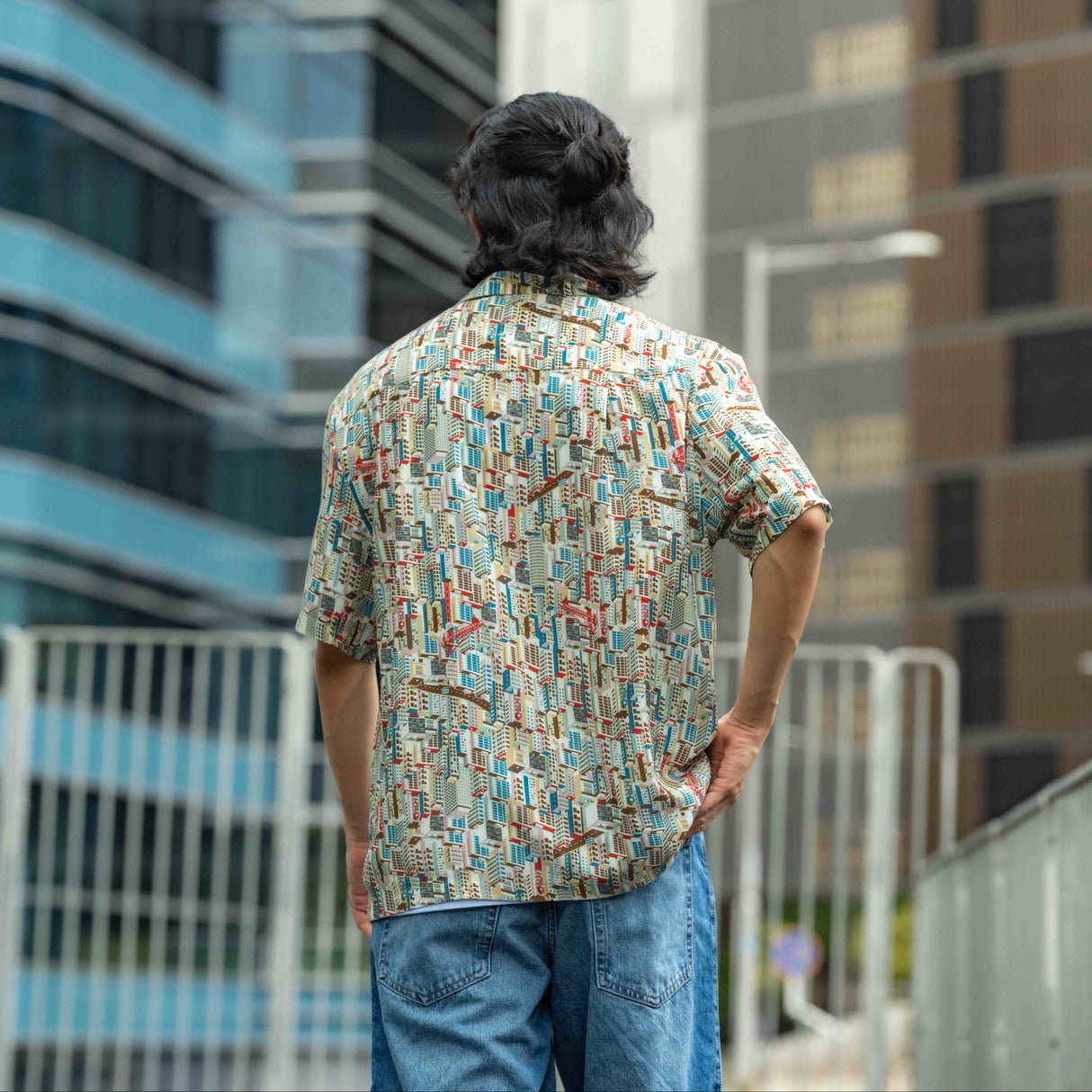Urban Maze Hawaiian Aloha Shirt