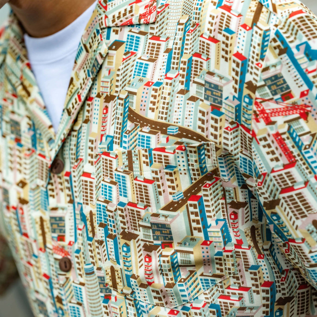 Urban Maze Hawaiian Aloha Shirt