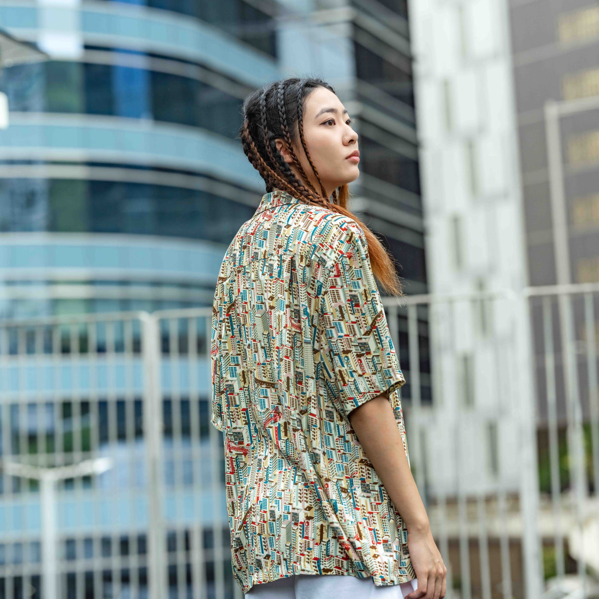 Urban Maze Hawaiian Aloha Shirt