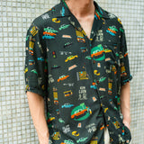Taxi Please Hawaiian Aloha Shirt