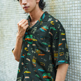 Taxi Please Hawaiian Aloha Shirt