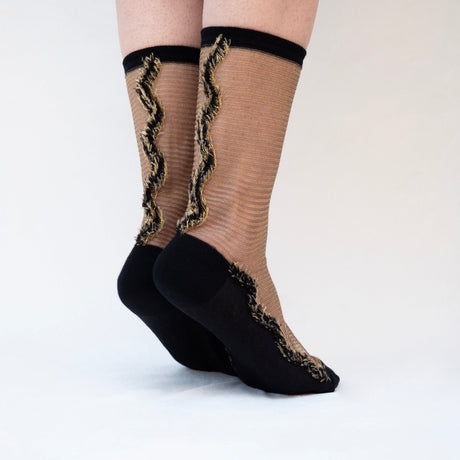 Frangia Doree Transparent Socks