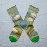 AW26 Monet Chaussette Monet Nympheas Mer Crew | MON1-01