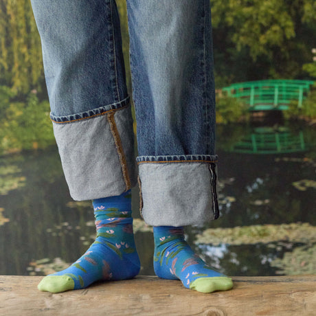 AW26 Monet Chaussette Monet Semis Cobalt Crew | MON2-02