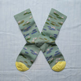 AW26 Monet Chaussette Monet Semis Mer Crew | MON2-03