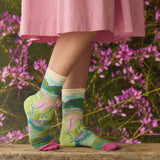 AW26 Monet Chaussette Monet Le Pont Aqua Crew | MON3-01