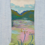 AW26 Monet Chaussette Monet Le Pont Aqua Crew | MON3-01