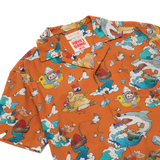 MOViE MANIA Shark Alert Hawaiian Aloha Shirt