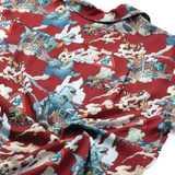 MOViE MANIA Kaiju In The City Hawaiian Aloha Shirt