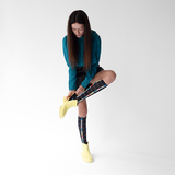 AW24 Fiction Carreaux Ardoise Knee High | FC9-01