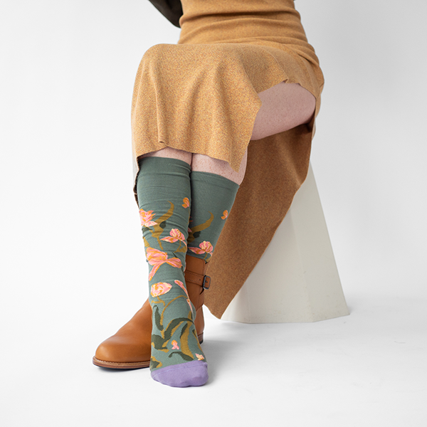 AW24 Herbier Orchidee Cedre Knee High | HB9-01