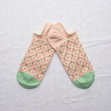 SS26 Petit Trianon Treillis Rose Bouton Ankle | PT11-1