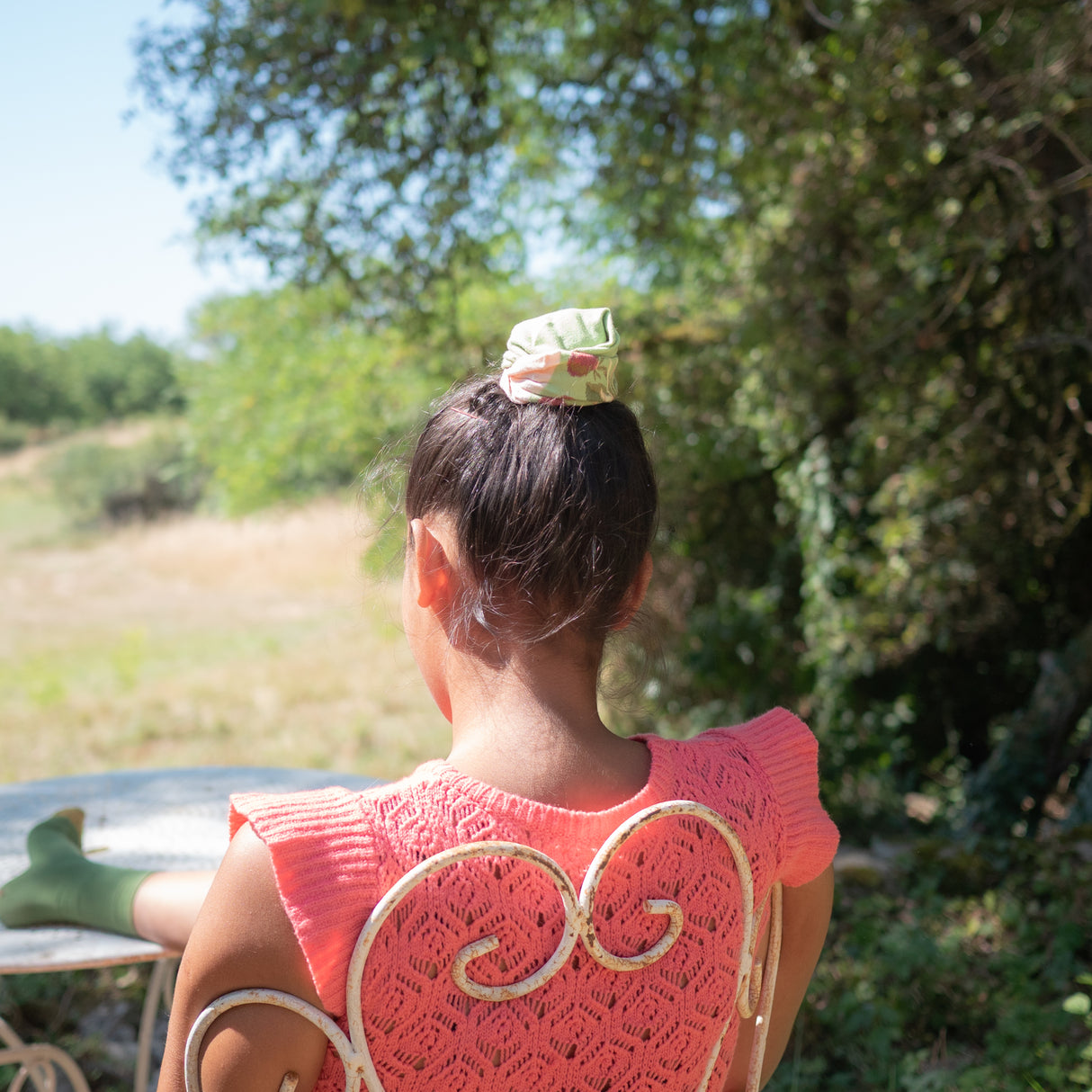 SS26 Petit Trianon Noeud Lime Ankle | PT12-1