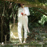 SS26 Petit Trianon Fleurs Rose Bouton Crew | PT3-01