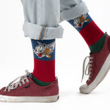 Athletic Tom And Jerry Navy Blue Red Green