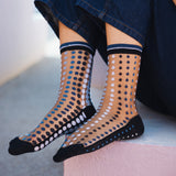 Vetrata Bleue Transparent Socks