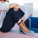 Vetrata Bleue Transparent Socks