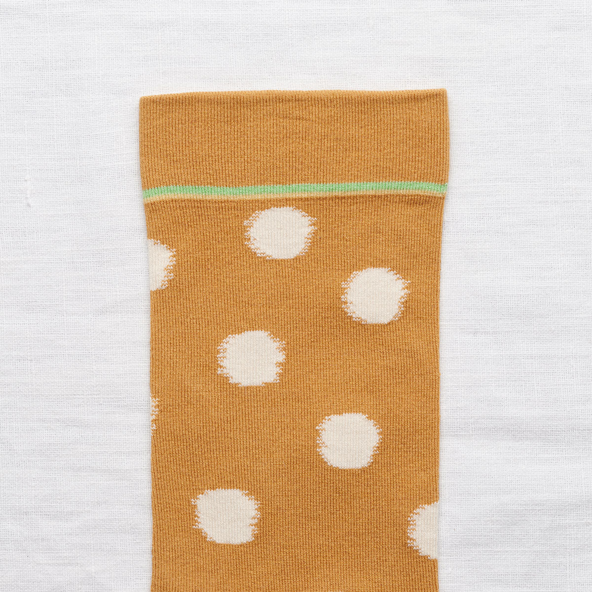 SS23 Pique-Nique Ochre Polka Dot Crew  | PN3-01